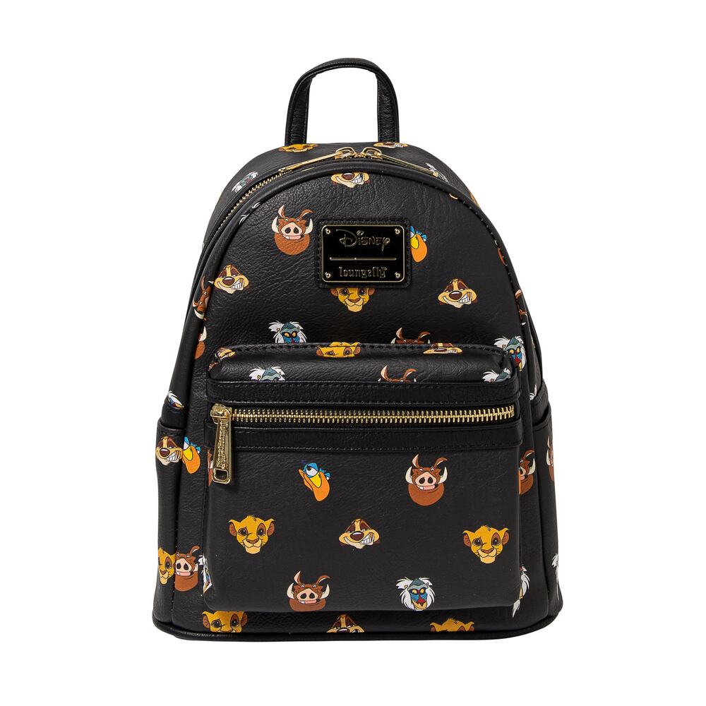 NWT Loungefly Disney Exclusive Lion King Characters Allover Print Mini Backpack